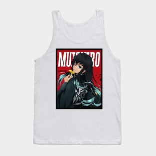 Muichiro Red Comic Tank Top